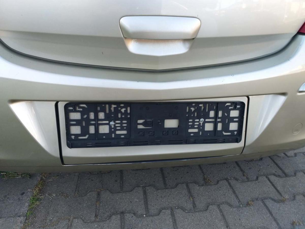 Opel Corsa D original Stoßstange Stossfänger hinten Champagnersilber Z40M 3-Türer Bj.2007